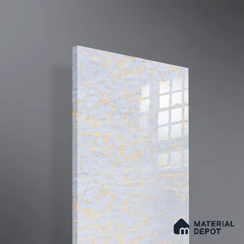 Ferrero 2A 01924 Radiant Lace 8 ft x 4 ft High Gloss Finish 6H Anti Scratch Acrylic Laminate - 1.5 mm | Suitable for Bedroom, TV Unit, Wardrobe, Kitchen Cabinet