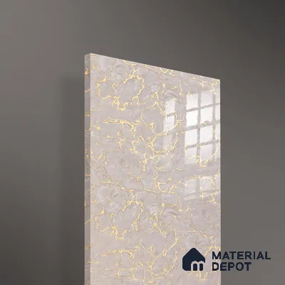 Ferrero 2A 01925 Silken Veins 8 ft x 4 ft High Gloss Finish 6H Anti Scratch Acrylic Laminate - 1.5 mm | Suitable for Bedroom, TV Unit, Wardrobe, Kitchen Cabinet
