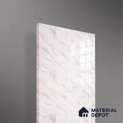 Ferrero 2A 01931 Cream Mist 8 ft x 4 ft High Gloss Finish 6H Anti Scratch Acrylic Laminate - 1.5 mm | Suitable for Bedroom, TV Unit, Wardrobe, Kitchen Cabinet