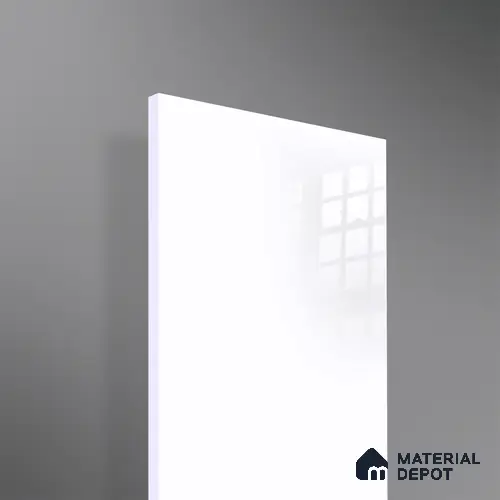 Ferrero 1C 01501 Cloudy Pearl 8 ft x 4 ft High Gloss Finish 6H Anti Scratch Acrylic Laminate - 1.5 mm | Suitable for Living Room, Kitchen, Office