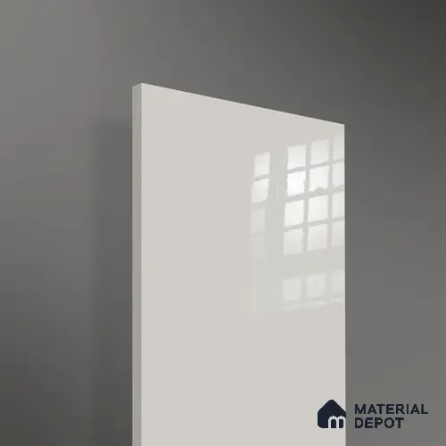 Ferrero 1C 01503 Pebble Gray 8 ft x 4 ft High Gloss Finish 6H Anti Scratch Acrylic Laminate - 1.5 mm | Suitable for Living Room, Kitchen, Office