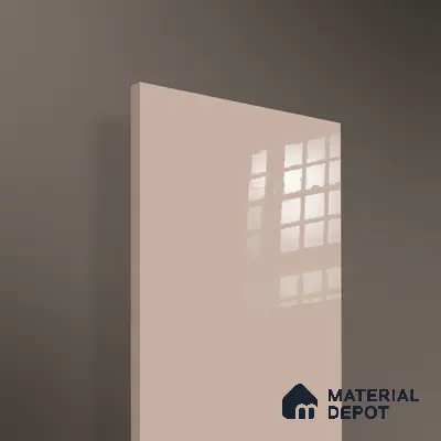 Ferrero 1C 01507 Desert Blush 8 ft x 4 ft High Gloss Finish 6H Anti Scratch Acrylic Laminate - 1.5 mm | Suitable for Living Room, Kitchen, Office