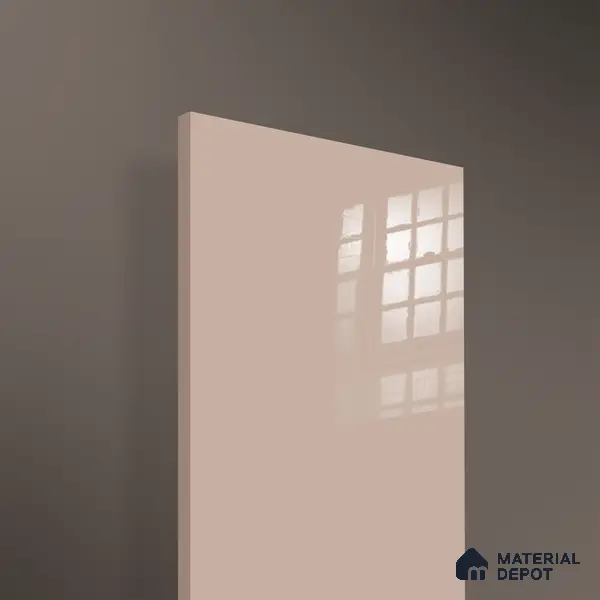 Ferrero 1C 01507 Desert Blush 8 ft x 4 ft High Gloss Finish 6H Anti Scratch Acrylic Laminate - 1.5 mm | Suitable for Living Room, Kitchen, Office