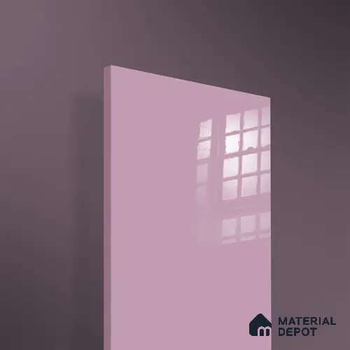 Ferrero 1C 01516 Dusky Rose 8 ft x 4 ft High Gloss Finish 6H Anti Scratch Acrylic Laminate - 1.5 mm | Suitable for Living Room, Kitchen, Office