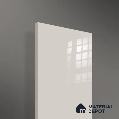 Ferrero 1C 01504 Warm Fog 8 ft x 4 ft High Gloss Finish 6H Anti Scratch Acrylic Laminate - 1.5 mm | Suitable for Living Room, Kitchen, Office