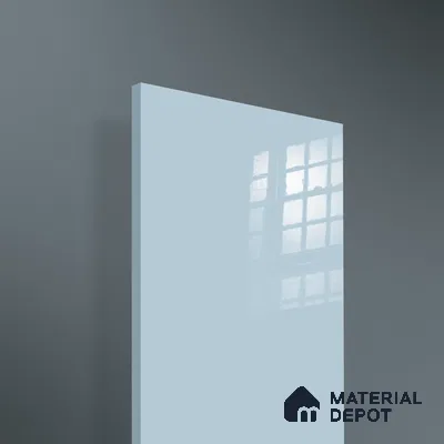 Ferrero 1C 01519 Pale Ocean 8 ft x 4 ft High Gloss Finish 6H Anti Scratch Acrylic Laminate - 1.5 mm | Suitable for Living Room, Kitchen, Office