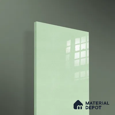 Ferrero 1C 01537 Jade Gleam 8 ft x 4 ft High Gloss Finish 6H Anti Scratch Acrylic Laminate - 1.5 mm | Suitable for Bedroom, TV Unit, Wardrobe, Kitchen Cabinet