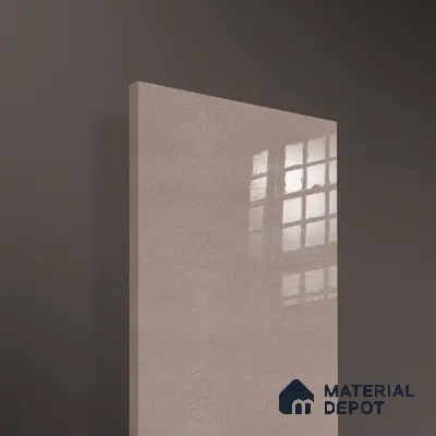 Ferrero 1C 01555 Metallic Mocha 8 ft x 4 ft High Gloss Finish 6H Anti Scratch Acrylic Laminate - 1.5 mm | Suitable for Bedroom, TV Unit, Wardrobe, Kitchen Cabinet