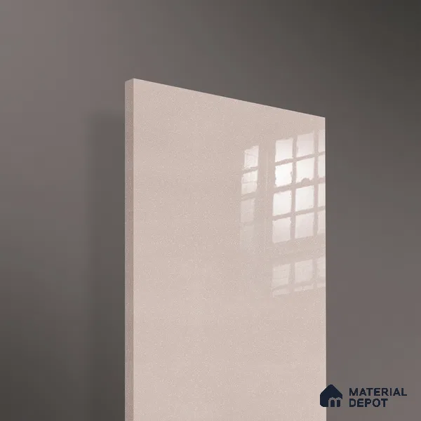 Ferrero 1C 01557 Bronzed Sand 8 ft x 4 ft High Gloss Finish 6H Anti Scratch Acrylic Laminate - 1.5 mm | Suitable for Bedroom, TV Unit, Wardrobe, Kitchen Cabinet