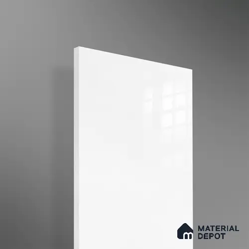 Ferrero 1C 01546 Ivory Shine 8 ft x 4 ft High Gloss Finish 6H Anti Scratch Acrylic Laminate - 1.5 mm | Suitable for Bedroom, TV Unit, Wardrobe, Kitchen Cabinet