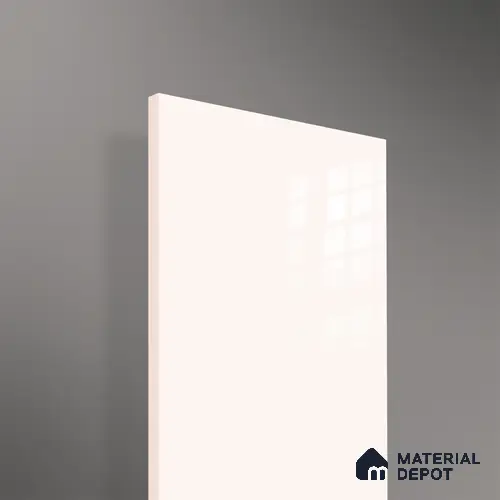 Ferrero 1C 01568 Ivory Peach 8 ft x 4 ft High Gloss Finish 6H Anti Scratch Acrylic Laminate - 1.5 mm | Suitable for Living Room, Kitchen, Office