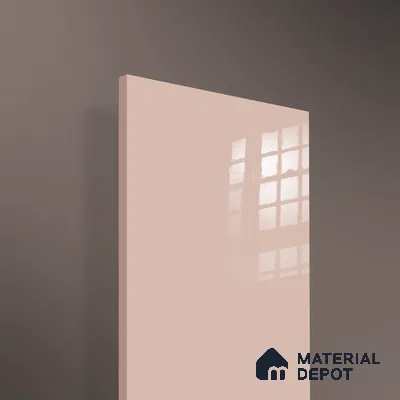 Ferrero 1C 01569 Antique Blush 8 ft x 4 ft High Gloss Finish 6H Anti Scratch Acrylic Laminate - 1.5 mm | Suitable for Living Room, Kitchen, Office