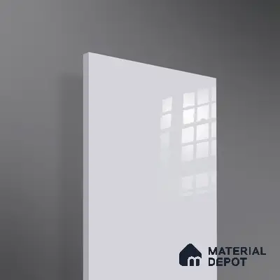 Ferrero 1C 01570 Light Slate 8 ft x 4 ft High Gloss Finish 6H Anti Scratch Acrylic Laminate - 1.5 mm | Suitable for Living Room, Kitchen, Office