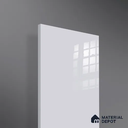 Ferrero 1C 01570 Light Slate 8 ft x 4 ft High Gloss Finish 6H Anti Scratch Acrylic Laminate - 1.5 mm | Suitable for Living Room, Kitchen, Office