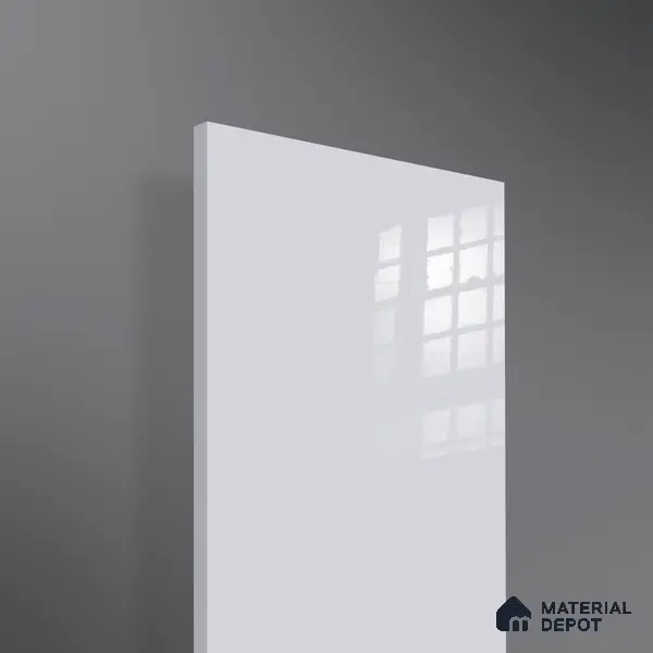 Ferrero 1C 01570 Light Slate 8 ft x 4 ft High Gloss Finish 6H Anti Scratch Acrylic Laminate - 1.5 mm | Suitable for Living Room, Kitchen, Office