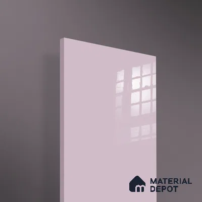 Ferrero 1C 01586 Blushed Lilac 8 ft x 4 ft High Gloss Finish 6H Anti Scratch Acrylic Laminate - 1.5 mm | Suitable for Living Room, Kitchen, Office