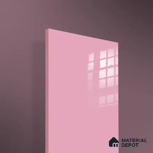 Ferrero 1C 01591 Vintage Pink 8 ft x 4 ft High Gloss Finish 6H Anti Scratch Acrylic Laminate - 1.5 mm | Suitable for Living Room, Kitchen, Office
