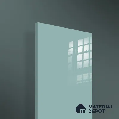 Ferrero 1C 01589 Teal Depth 8 ft x 4 ft High Gloss Finish 6H Anti Scratch Acrylic Laminate - 1.5 mm | Suitable for Living Room, Kitchen, Office