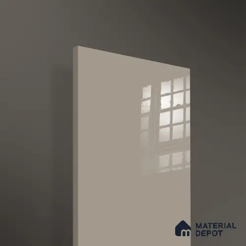 A close-up of a Brown 1C 01563 with a High Gloss finish Acrylic Laminate available at Material Depot in Bangalore
