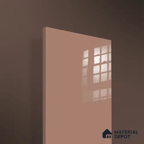 Material Depot laminates in bangalore - high quality image of a 1C 01582 Brown Acrylic Laminate from Ferrero with High Gloss finish