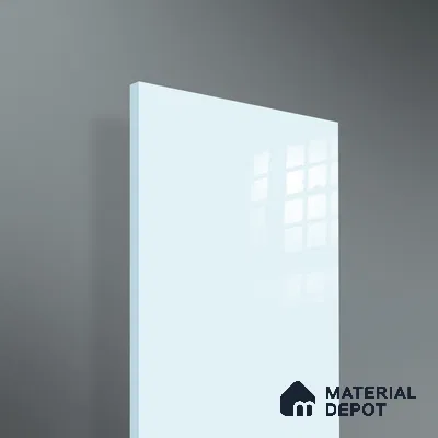 Ferrero 1C 01588 Cloudy Pearl 8 ft x 4 ft High Gloss Finish 6H Anti Scratch Acrylic Laminate - 1.5 mm | Suitable for Living Room, Kitchen, Office