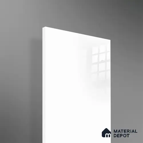 1C 01571 White Acrylic Laminate of 1.5 mm with a High Gloss finish available for sale at Material Depot in Bangalore