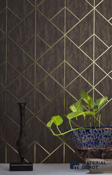 Multi Colour Luxury Look Charcoal Decorative Wall Panel PN 05059 8 ft x 2 ft - 4 mm | Suitable for Feature Wall, TV Unit & Living Room | Width is Subjected to 5% Variation