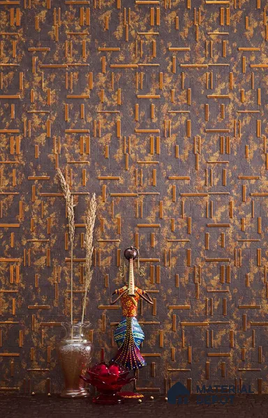 Brown Luxury Look Charcoal Decorative Wall Panel PN 05066 8 ft x 2 ft - 4 mm | Suitable for Feature Wall, TV Unit & Living Room | Width is Subjected to 5% Variation