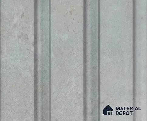 Grey Stone Louver PN 00083 9.5 ft x 4.7 inch MDF Panel - 18 mm | Suitable for Feature Wall, TV Unit & Living Room | Width is Subjected to 5% Variation