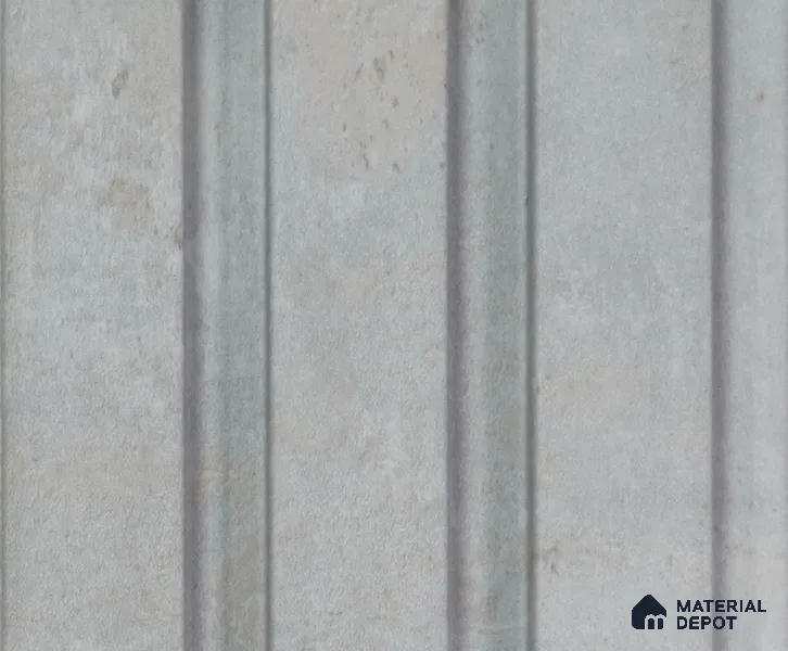Grey Stone Louver PN 00083 9.5 ft x 4.7 inch MDF Panel - 18 mm | Suitable for Feature Wall, TV Unit & Living Room | Width is Subjected to 5% Variation