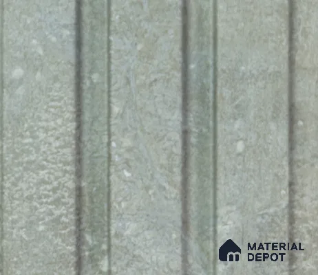 Grey Stone Louver PN 00082 9.5 ft x 4.7 inch MDF Panel - 18 mm | Suitable for Feature Wall, TV Unit & Living Room | Width is Subjected to 5% Variation