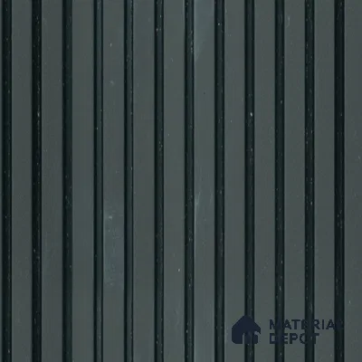 Grey Plain Colour Louver PN 01628 F 8 ft x 12 inch Charcoal Panel - 8 mm | Suitable for Feature Wall, TV Unit & Living Room | Width is Subjected to 5% Variation