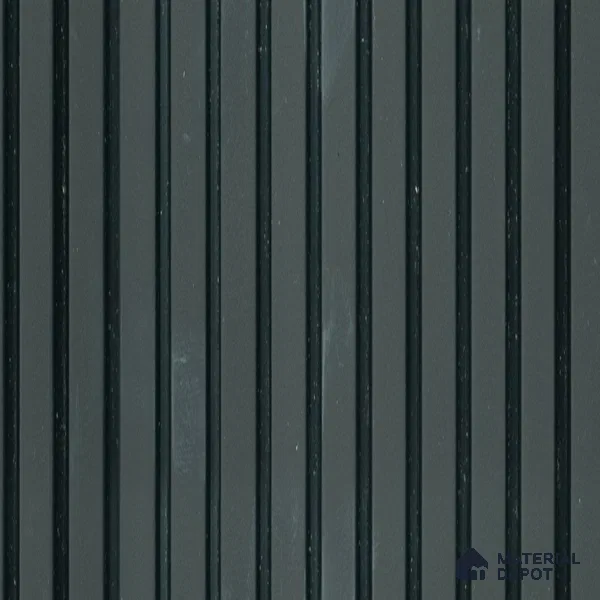 Grey Plain Colour Louver PN 01628 F 8 ft x 12 inch Charcoal Panel - 8 mm | Suitable for Feature Wall, TV Unit & Living Room | Width is Subjected to 5% Variation