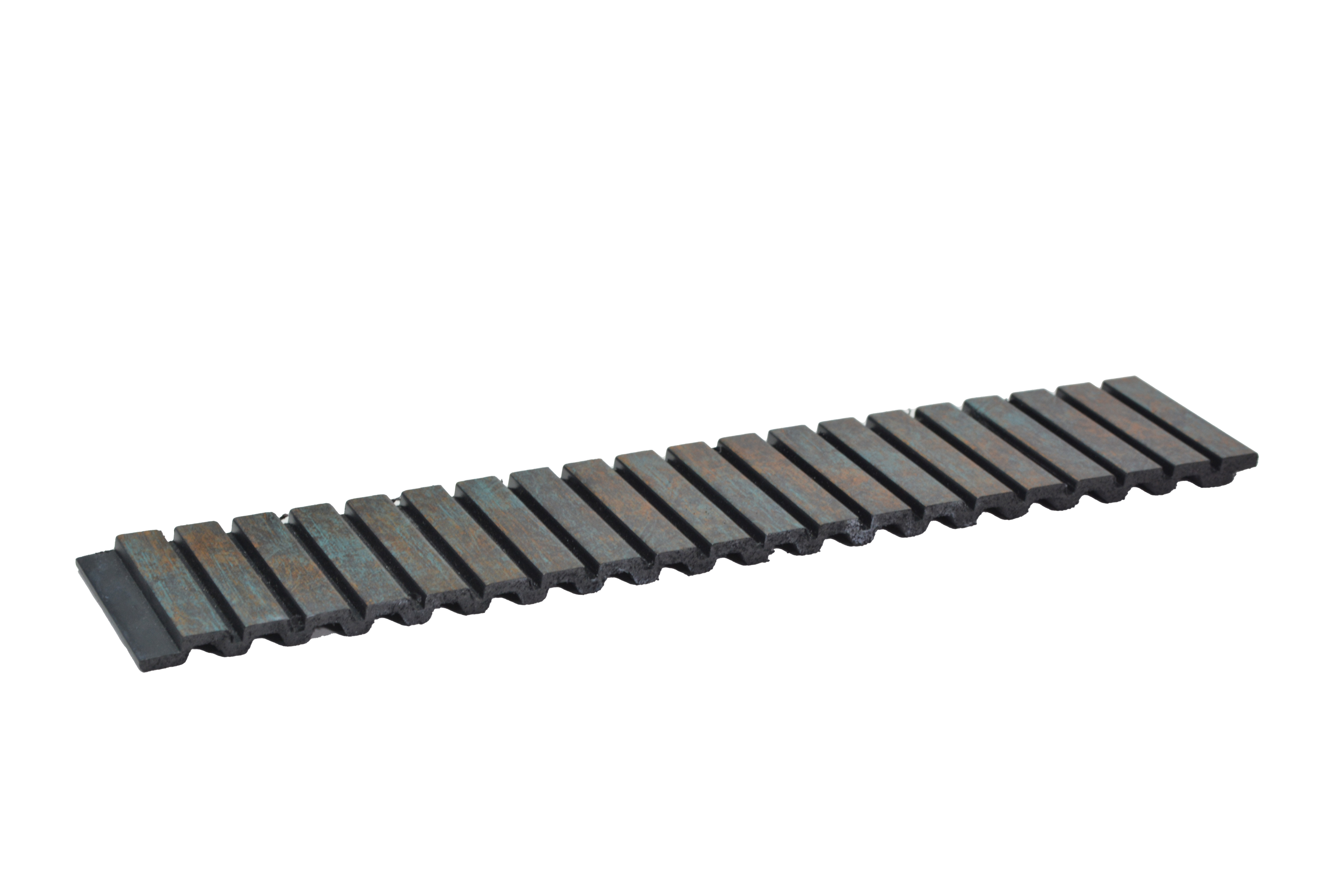 Rustic Brown Stone Louver PN 01628 H 8 ft x 12 inch Charcoal Panel - 8 mm | Suitable for Feature Wall, TV Unit & Living Room | Width is Subjected to 5% Variation