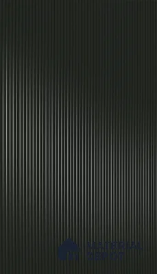 Iron Shadow Black Fluted Solid Color 1D 05211 Iron Shadow 8 ft x 4 ft High Gloss Finish Acrylic Laminate - 2.3 mm | Suitable for TV Unit,Wardrobe, Kitchen Cabinets