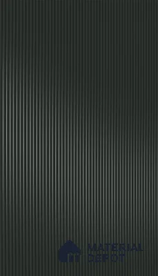 Graphite Gray Fluted Solid Color 1D 05244 Graphite Gray 8 ft x 4 ft High Gloss Finish Acrylic Laminate - 2.3 mm | Suitable for TV Unit,Wardrobe, Kitchen Cabinets