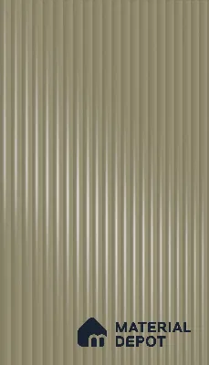 Lavender Fog Grey Fluted Solid Color 1D 05408 Lavender Fog 8 ft x 4 ft High Gloss Finish Acrylic Laminate - 3 mm | Suitable for TV Unit,Wardrobe, Kitchen Cabinets