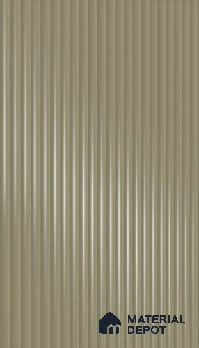 Lavender Fog Grey Fluted Solid Color 1D 05408 Lavender Fog 8 ft x 4 ft High Gloss Finish Acrylic Laminate - 3 mm | Suitable for TV Unit,Wardrobe, Kitchen Cabinets