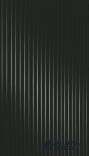 Urban Shadow Black Fluted Solid Color 1D 05411 Urban Shadow 8 ft x 4 ft High Gloss Finish Acrylic Laminate - 3 mm | Suitable for TV Unit,Wardrobe, Kitchen Cabinets