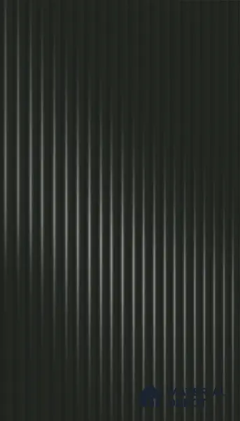 Urban Shadow Black Fluted Solid Color 1D 05411 Urban Shadow 8 ft x 4 ft High Gloss Finish Acrylic Laminate - 3 mm | Suitable for TV Unit,Wardrobe, Kitchen Cabinets