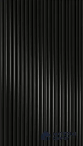 Jet Black Fluted Solid Color 1D 05423 Granite 8 ft x 4 ft High Gloss Finish Acrylic Laminate - 3 mm | Suitable for TV Unit,Wardrobe, Kitchen Cabinets