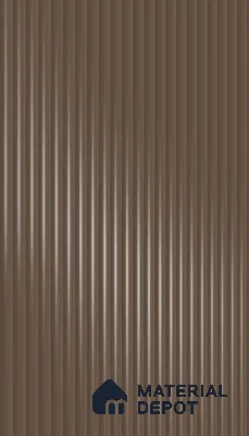 Ferrero 1D 05418 Vintage Plum 8 ft x 4 ft High Gloss Finish Fluted Acrylic Laminate - 3 mm | Suitable for Bedroom, TV Unit, Wardrobe, Kitchen Cabinet