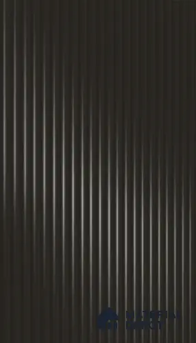 Graphite Black Fluted Solid Color 1D 05443 Graphite Drift 8 ft x 4 ft High Gloss Finish Acrylic Laminate - 3 mm | Suitable for TV Unit,Wardrobe, Kitchen Cabinets
