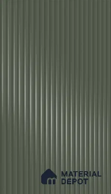 Shadow Slate Grey Fluted Solid Color 1D 05451 Shadow Slate 8 ft x 4 ft High Gloss Finish Acrylic Laminate - 3 mm | Suitable for TV Unit,Wardrobe, Kitchen Cabinets