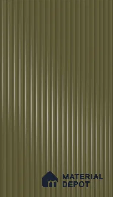 Charcoal Bark Brown Fluted Solid Color 1D 05452 Charcoal Bark 8 ft x 4 ft High Gloss Finish Acrylic Laminate - 3 mm | Suitable for TV Unit,Wardrobe, Kitchen Cabinets