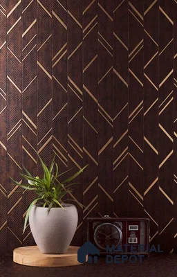 Rang MF 61 Charco Charm Series Charcoal Decorative Wall Panel | 8 ft x 2 ft - 4 mm | Width is Subjected to 5% Variation