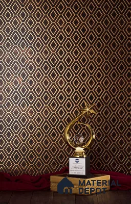 Brown Luxury Look Charcoal Decorative Wall Panel PN 05081 8 ft x 2 ft - 4 mm | Suitable for Feature Wall, TV Unit & Living Room | Width is Subjected to 5% Variation