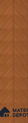 Brown Patterned Louver PN 02873 8 ft x 12 inch Charcoal Panel - 4 mm | Suitable for Feature Wall, TV Unit & Living Room | Width is Subjected to 5% Variation