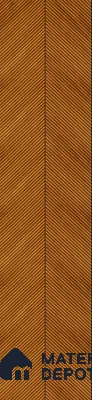 Brown Patterned Louver PN 02874 8 ft x 12 inch Charcoal Panel - 4 mm | Suitable for Feature Wall, TV Unit & Living Room | Width is Subjected to 5% Variation