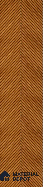 Brown Patterned Louver PN 02874 8 ft x 12 inch Charcoal Panel - 4 mm | Suitable for Feature Wall, TV Unit & Living Room | Width is Subjected to 5% Variation